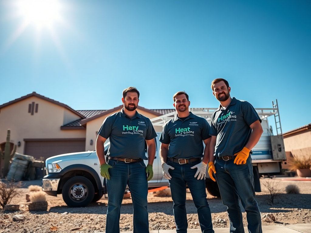 Spray foam insulation crew at a new-construction home site near Queen Creek, Arizona